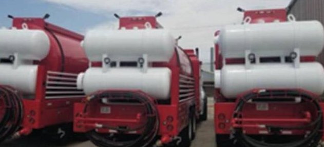 Flota de unidades de hot oil