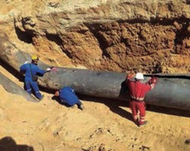 Excavación e instalación de tubería