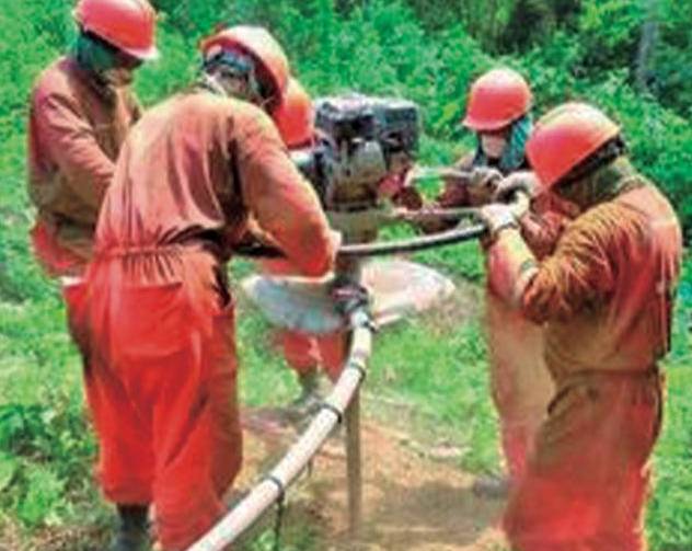 Cuadrilla de exploración sísmica